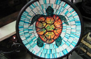Mozaic Glass Turtle