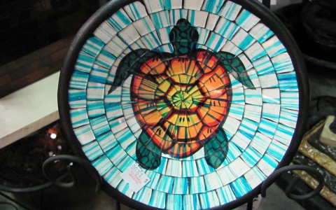 Mozaic Glass Turtle