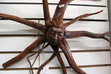 Carved Wood Medusa